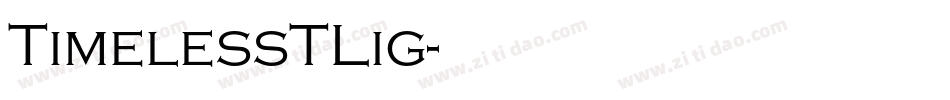 TimelessTLig字体转换