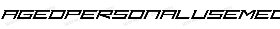 AgeopersonaluseMedium-l4zX字体转换