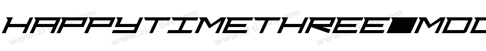HappyTimeThree-mDDj字体转换