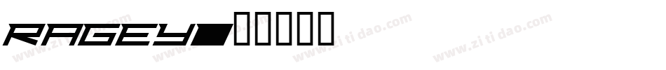 RAGEY字体转换