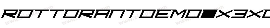 RottorantDemo-X3XDj字体转换