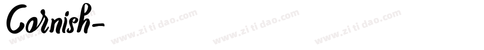 Cornish字体转换