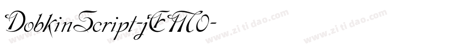 DobkinScript-jEM0字体转换