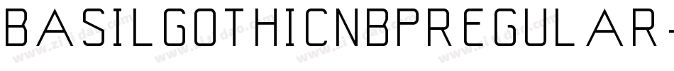 BasilGothicNbpRegular-KGeA字体转换