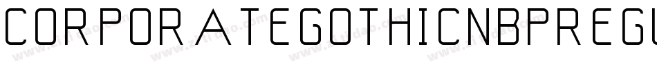 CorporateGothicNbpRegular-YJJ2字体转换