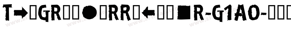 TheGrinderRegular-G1AO字体转换