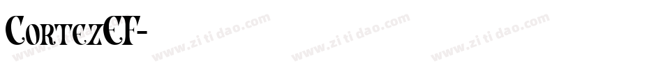 CortezEF字体转换