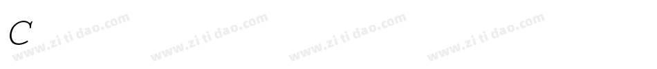 CourierStd-BoldOblique字体转换