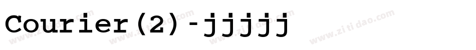 Courier(2)字体转换