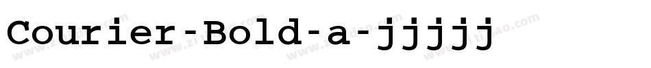 Courier-Bold-a字体转换