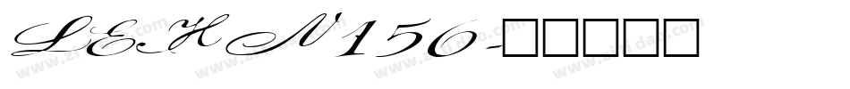 LEHN156字体转换