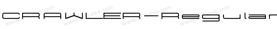 CRAWLER-RegularDEMO字体转换 CRAWLER-RegularDEMO字体转换