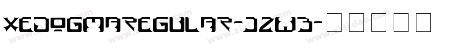 XeDogmaRegular-JZwB字体转换