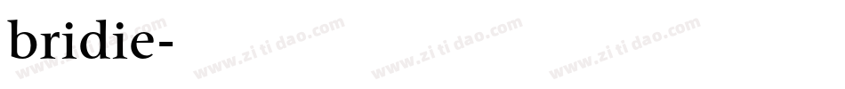 bridie字体转换