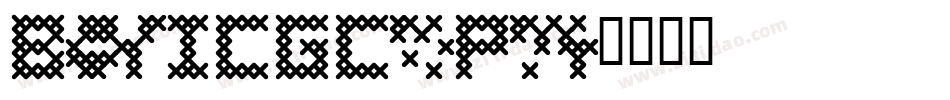 BubbledotICGCoarsePositive字体转换