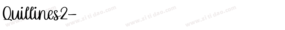 Quillines2字体转换