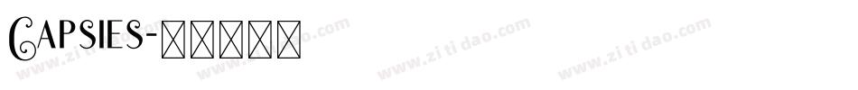 Capsies字体转换