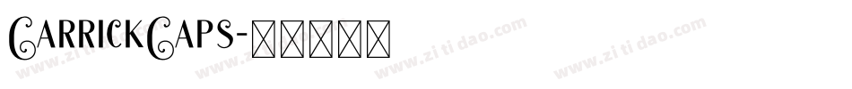 CarrickCaps字体转换