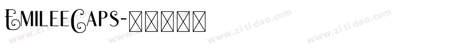 EmileeCaps字体转换