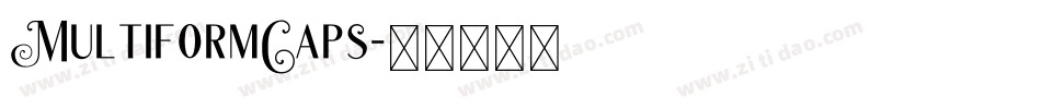 MultiformCaps字体转换