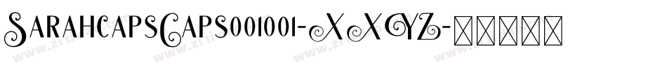 SarahcapsCaps001001-XXYZ字体转换 SarahcapsCaps001001-XXYZ字体转换