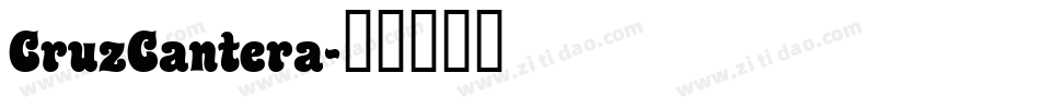 CruzCantera字体转换