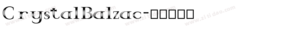 CrystalBalzac字体转换