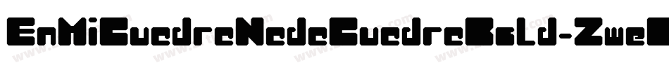 EnMiCuadraNadaCuadraBold-ZweB字体转换