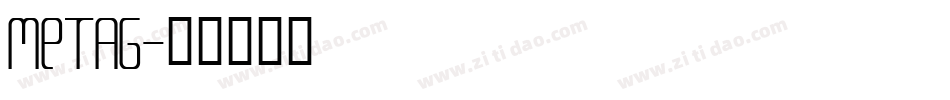 METAG字体转换