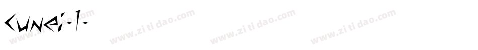 Cunei-1字体转换