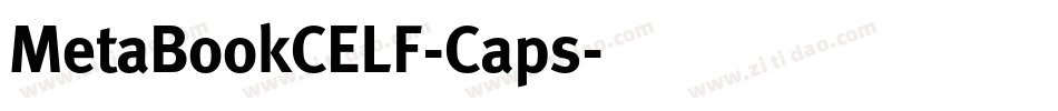 MetaBookCELF-Caps字体转换