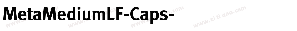 MetaMediumLF-Caps字体转换