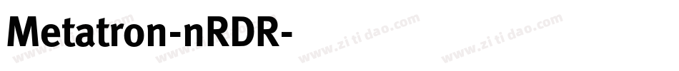 Metatron-nRDR字体转换