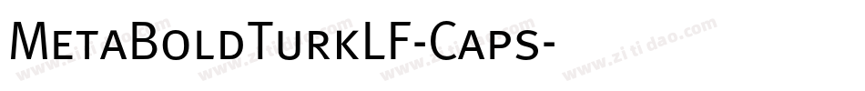 MetaBoldTurkLF-Caps字体转换