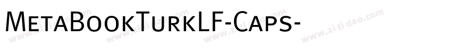 MetaBookTurkLF-Caps字体转换