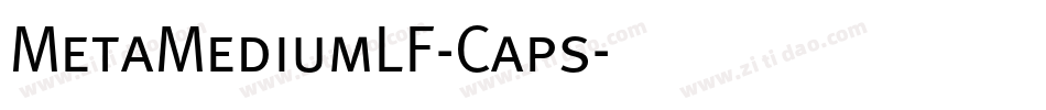 MetaMediumLF-Caps字体转换