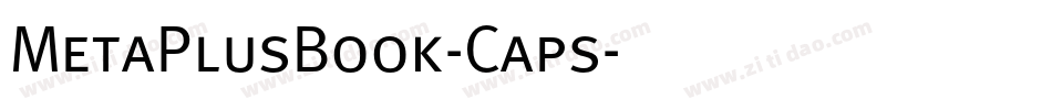 MetaPlusBook-Caps字体转换