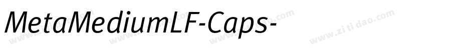 MetaMediumLF-Caps字体转换