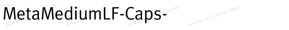 MetaMediumLF-Caps字体转换