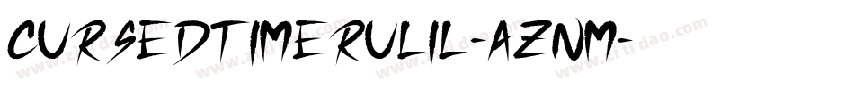 CursedTimerUlil-Aznm字体转换