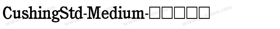 CushingStd-Medium字体转换