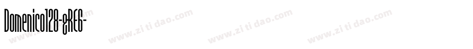 Domenico128-gRE6字体转换