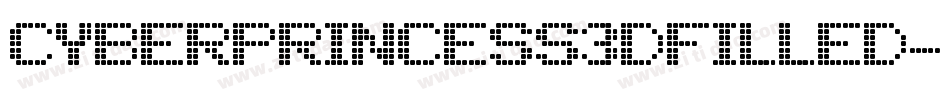 CyberPrincess3DFilled字体转换