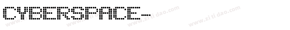 Cyberspace字体转换