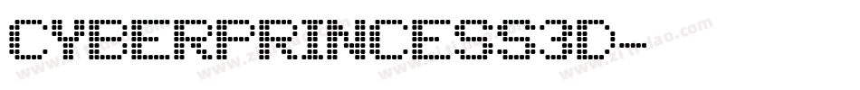 CyberPrincess3D字体转换