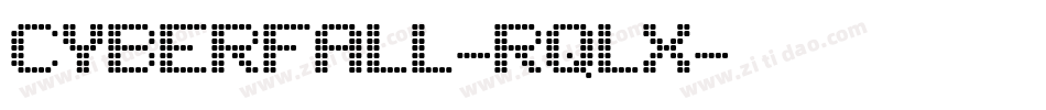Cyberfall-rqlx字体转换
