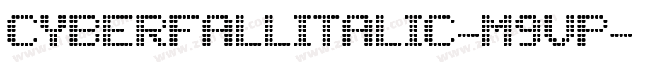 CyberfallItalic-M9vp字体转换