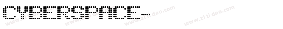 Cyberspace字体转换