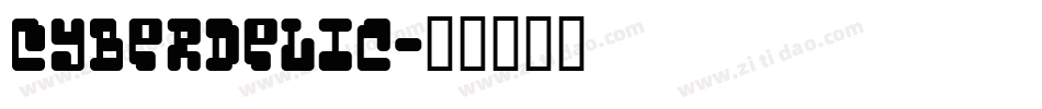 Cyberdelic字体转换