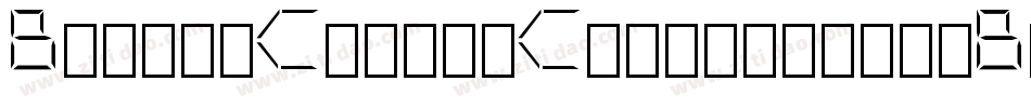 BrokenCyborgCondensed-zBp0字体转换